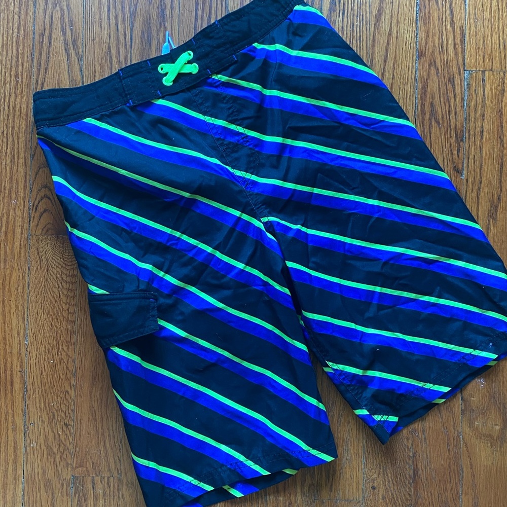 🌿3/$10 Striped Swim Trunks